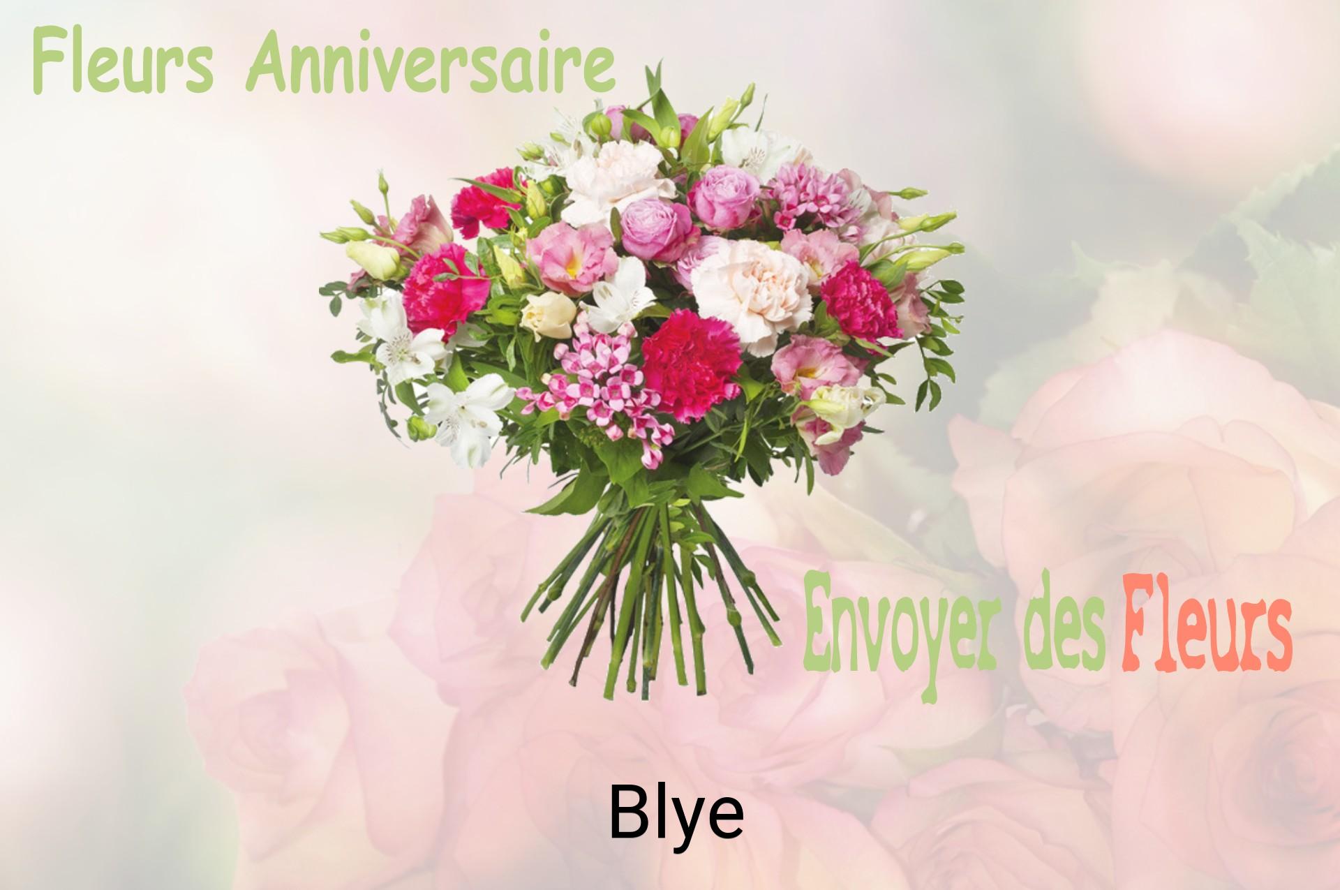 Bouquet de fleurs d’anniversaire livré à Blye