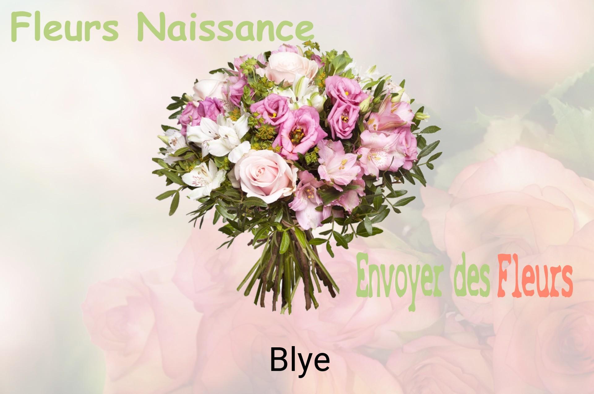 Bouquet de fleurs de naissance livré à Blye